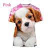Beautiful Cavalier Dog 3D Printed T-Shirt King Charles Spaniel Fashion MenWomen's Personality Hip Hop Casual T Shirt Tees Tops