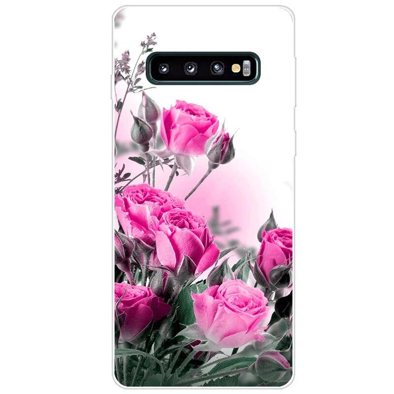 Новейший чехол из ТПУ с принтом для Samsung Galaxy S10 S10 + чехол для телефона Samsung S10 Plus S10e, задняя крышка, бампер Fundas Coque