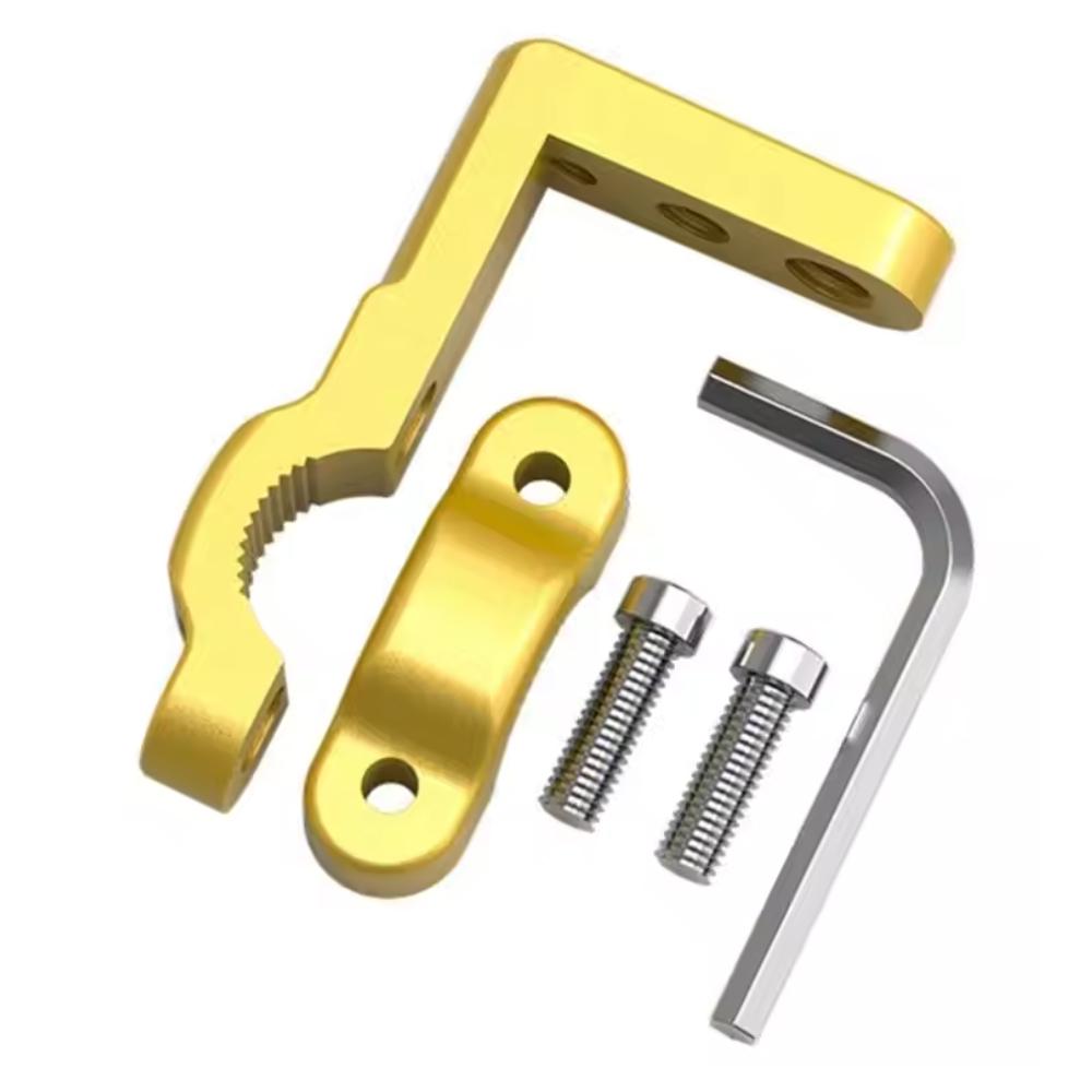 Легкий алюминиевый мотоциклетный держатель на руль с ЧПУ 17–22 мм Универсальный держатель для лампы