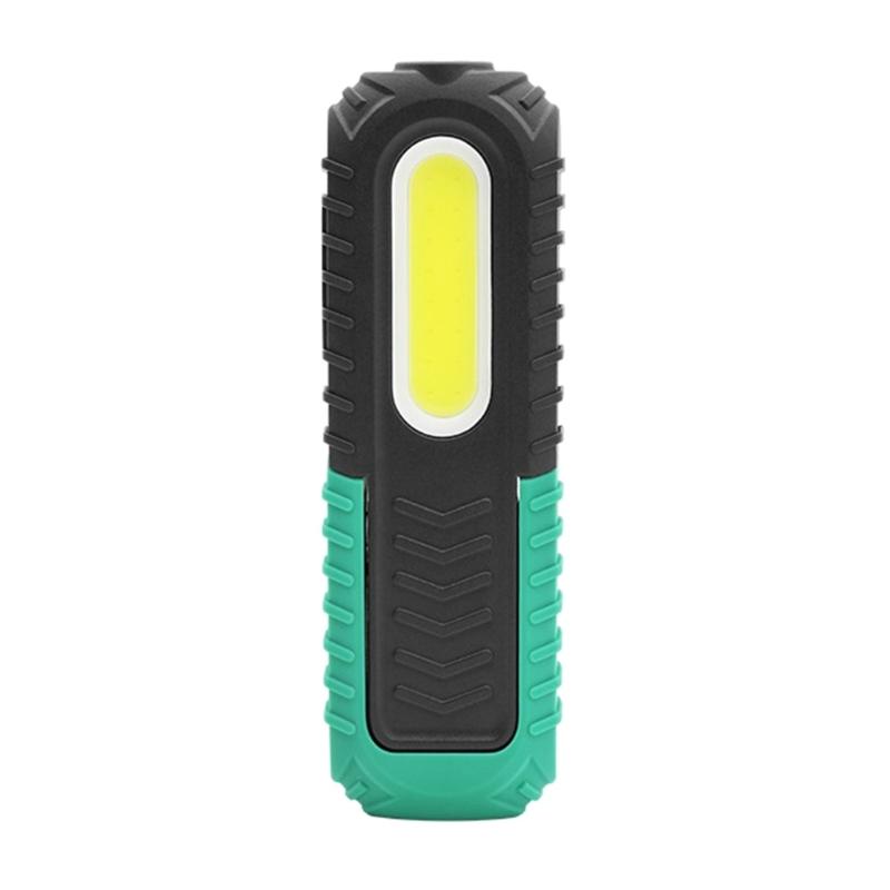 Светодиодная магнитная рабочая лампа, перезаряжаемая через USB, COB, инспекционная лампа, с крючком для подвешивания, освещение для рабочей площадки, для ремонта автомобиля, кемпинга