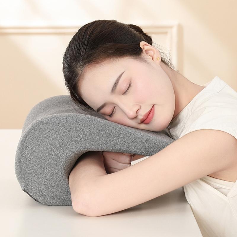 Headrest Attachment for Computer Chair Ergonomic Memory Foam Office Chair Neck Support Pillow with Cover for Napping