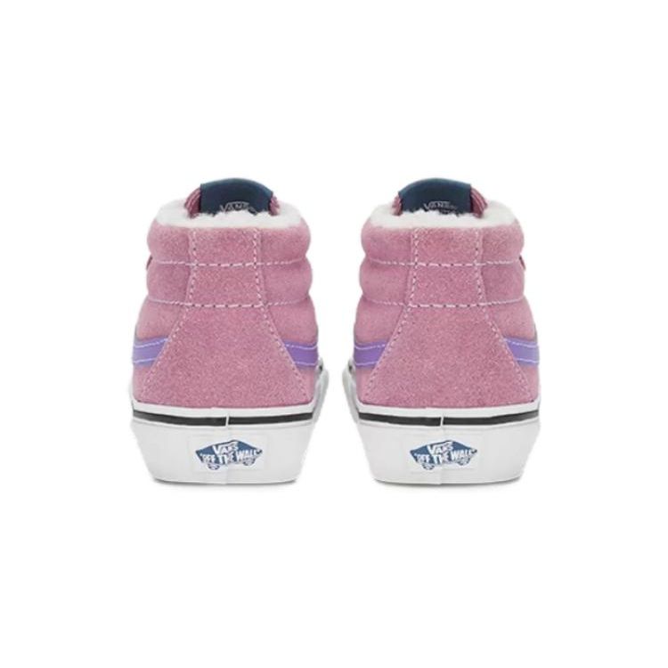 Vans Sk8 Comfortable Mid-Top Kids Skate Shoes Pink Kids Sneaker VN0A38HHD1Q