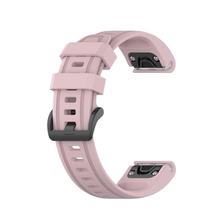Силиконовый ремешок для часов Garmin Fenix 6S Pro, однотонный