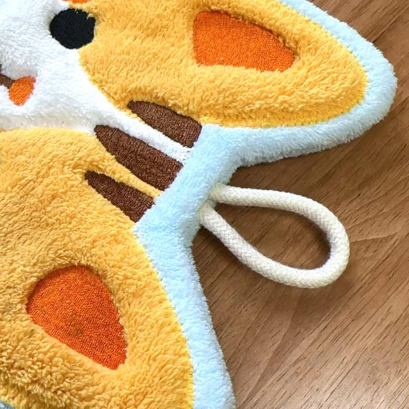 1 шт. Мультяшное полотенце для рук Каваий Утолщенные носовые платки Полотенца Настенное полотенце для рук Кухонные аксессуары Полотенце для рук для ванной