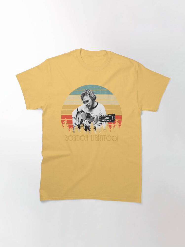 Gordon Lightfoot Music Vintage Retro Vintage 80S Gordon Folk Music Love You Fans Classic T-Shirt