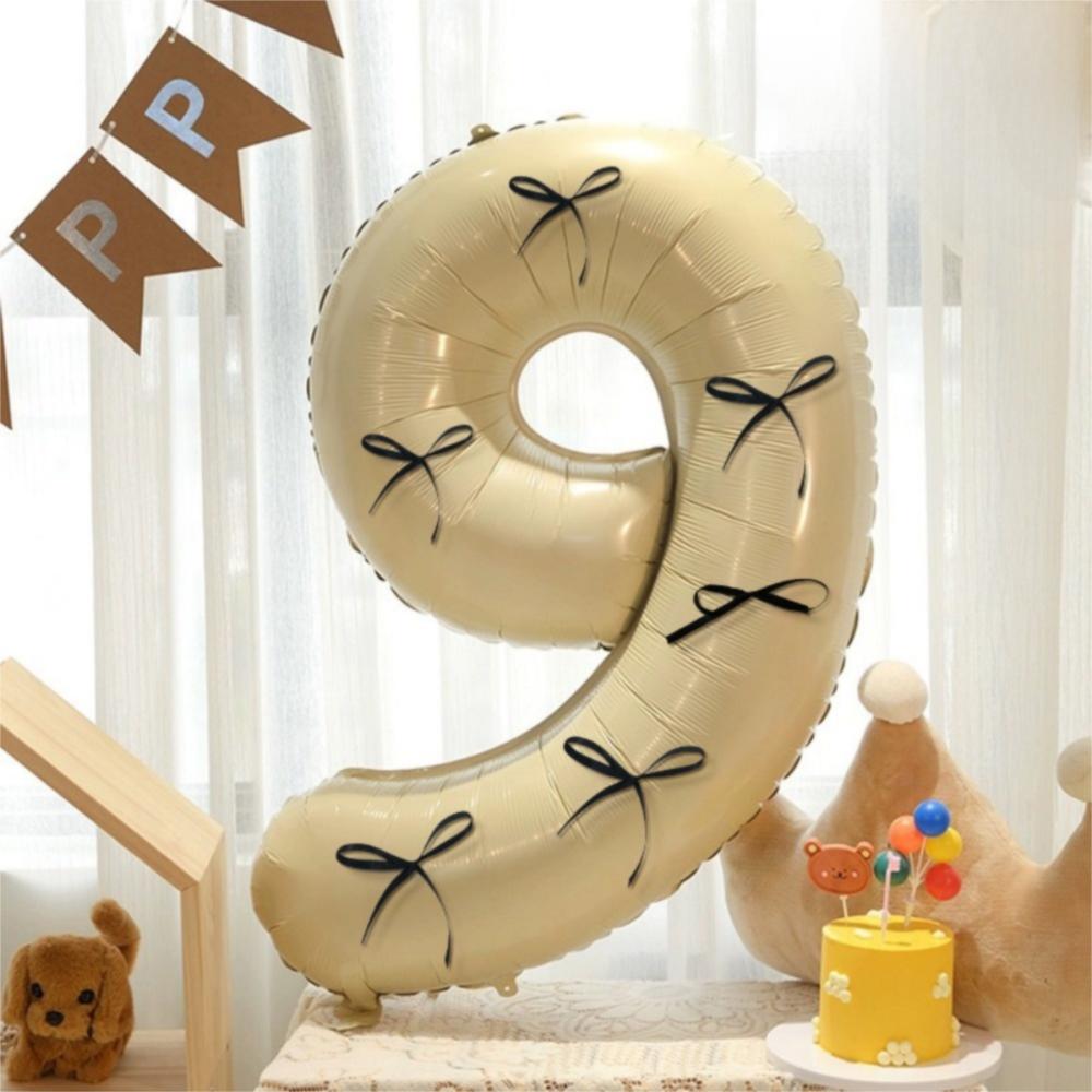 Воздушные шары из алюминиевой фольги 0-9 лет 32 дюйма Свадебные украшения Цифровые шары Вечеринка по случаю дня рождения