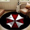Umbrella Symbol Round Rug for Livingroom,Bedroom, Palyroom, Chair Rug, Area rug, Circle Carpet, Large Size Fan Christmas gift