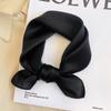Solid Color Women's Shawl Autumn Elegant Fashion Decorative Scarf Silk Kerchief