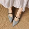 Cow Skin Summer Spring Autumn Winter Flats Slip On Leopard Women Keep Warm Pointed Toe Casual Shallow Shoes