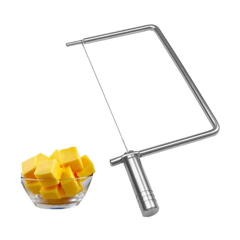 Sturdy Iron Cheese Cutter Sturdy Cheese Slicer Wire for Kitchen Perfect for Slicing Cheese Butter Fruits and Vegetables