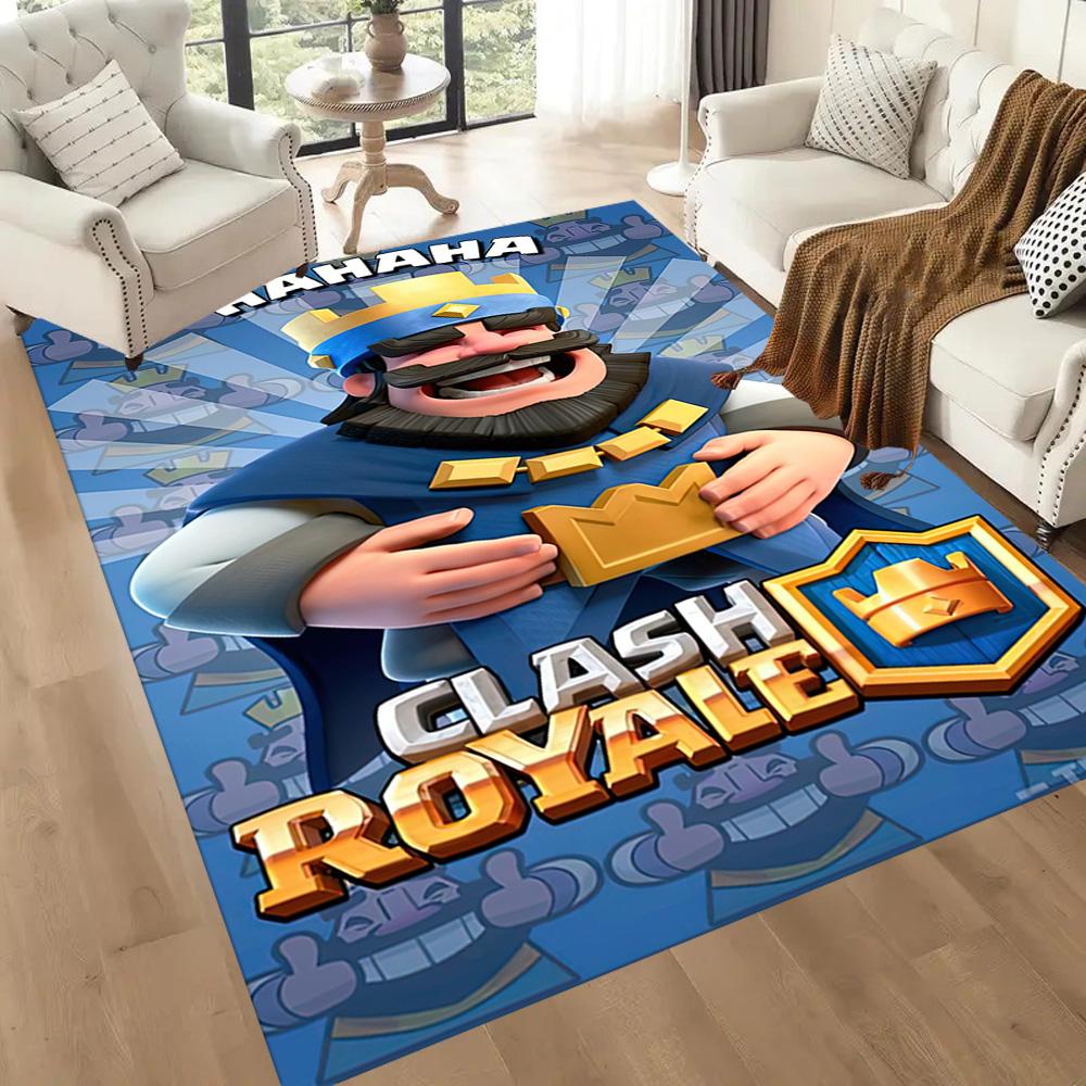 Квадратные ковры Clash Royale — отличный выбор для гостиных, спален, домашнего декора и в качестве подарков.
