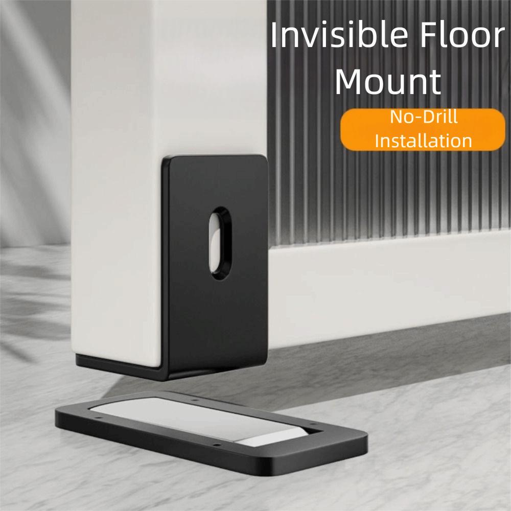 Ультратонкий дверной стопор из нержавеющей стали Ультратонкий сильный магнитный держатель для двери Рама Дверь