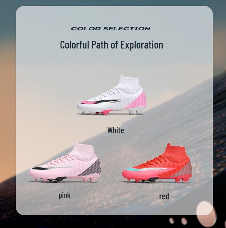 Unisex Cross-Border Low-Top Football Shoes: Youth/Men's/Women's Long or Multi-Studs, Kids' Training, In Stock