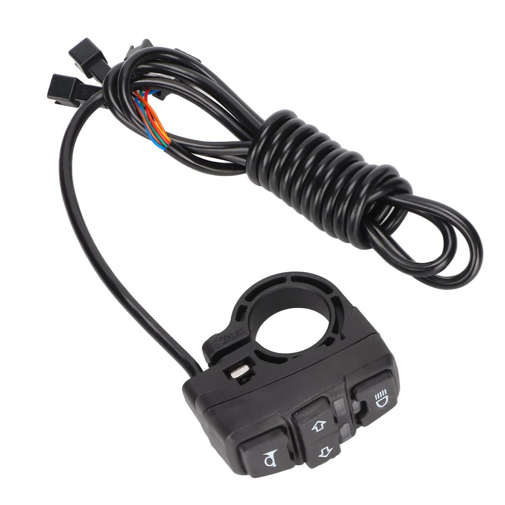 DK336 Переключатель на руле мотоцикла 3 в 1 Свет Сигнал Поворотник IPX4 Водонепроницаемый для Электрического велосипеда Транспортного средства 48В