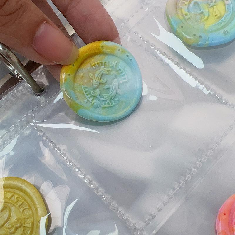 Книга для коллекции монет и печатей Fire Paint с 15-листовыми сменными страницами для марок и значков