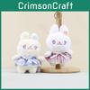 Lovable Bunny Plush Keychain Adorable Rabbit Bag Decoration Soft Pp Cotton Design