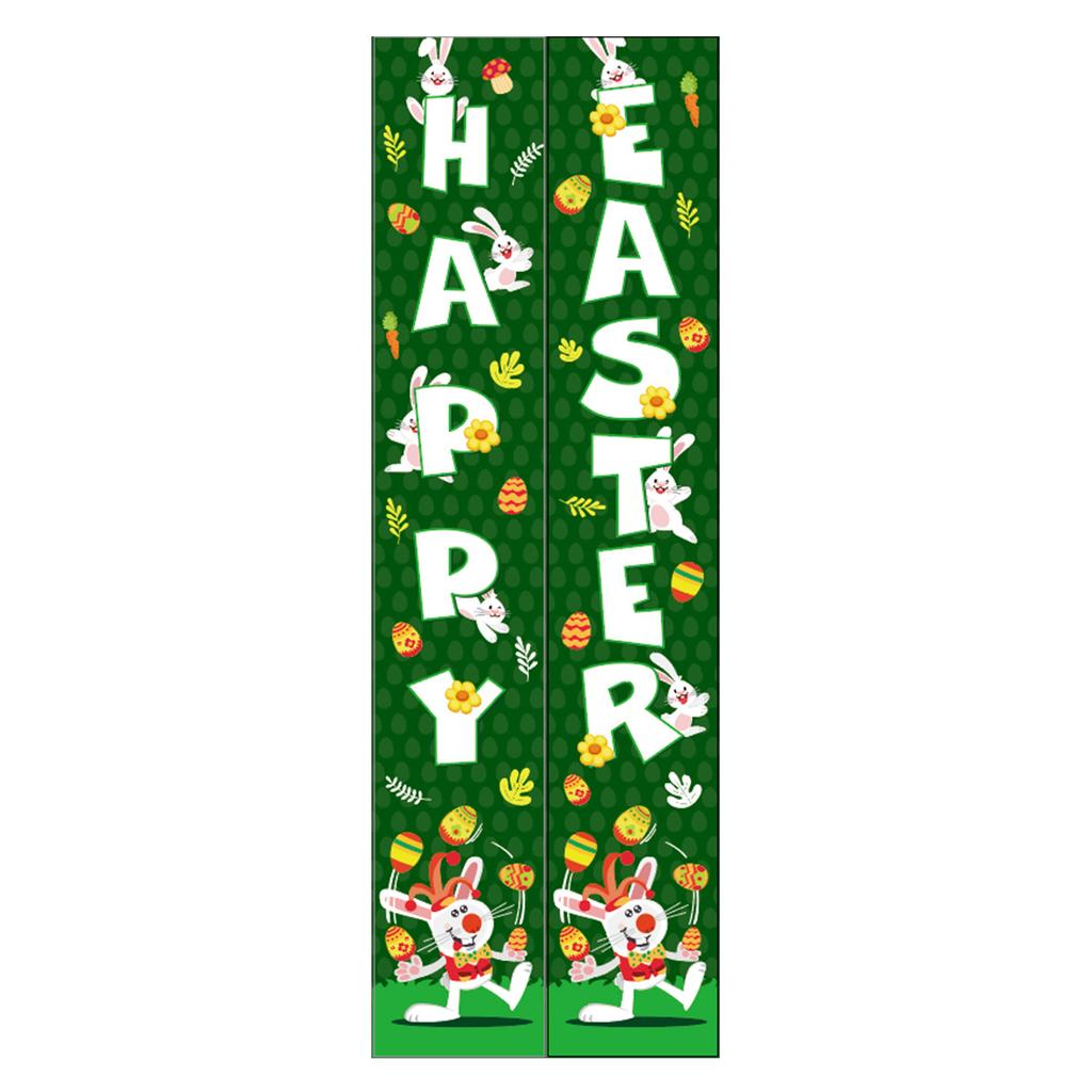 St. Patrick'S Day Family Party Door Frame Decoration Couplet Polyester Cloth Flag Poster Customization