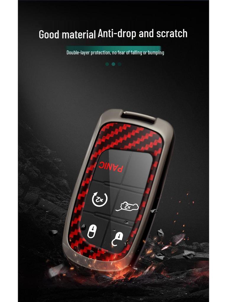 Чехол для ключа для Jeep Compass, Cherokee, Grand Cherokee, Renegade, Commander