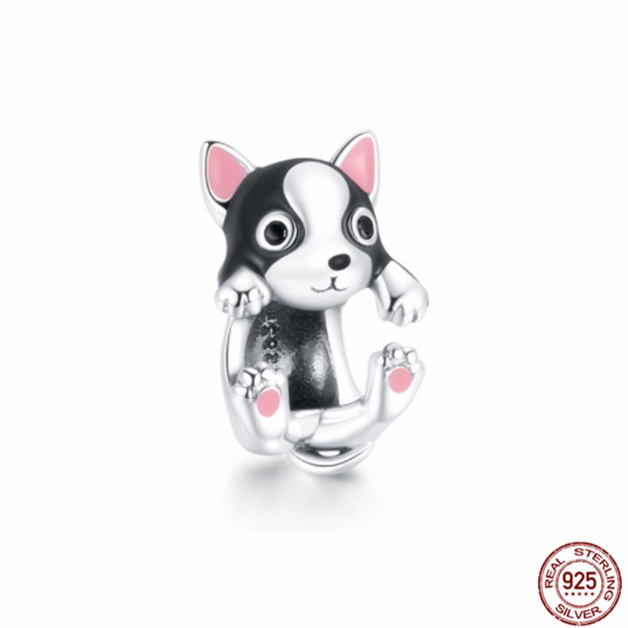 Подходят оригинальные браслеты, подвески, ювелирные изделия, новые S925 стерлингового серебра, сверкающие бусины камеры, семейное дерево, воздушный шар, щенок, кошка, кулон