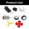 Kids Science Toy Motors Kits 3V-12V Small Electric Hobby Motor Science Experiment Kits For Children Home School Use