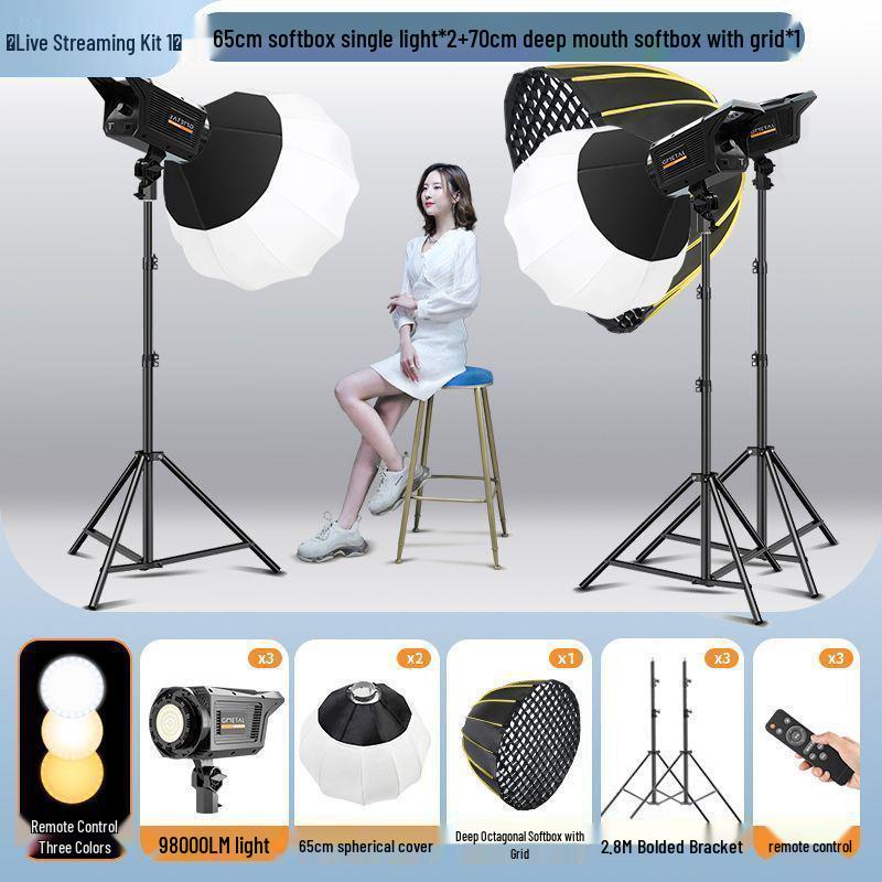 Professional Soft Light Parabolic Grid for Live Streaming and Beauty Anchors