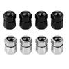 W1523D Metal Car Wheel Tire Valve Stem Caps Exterior Accessories For Volkswagen VW R Polo Passat Rline Golf 4 5 6 Tiguan Jetta GTI