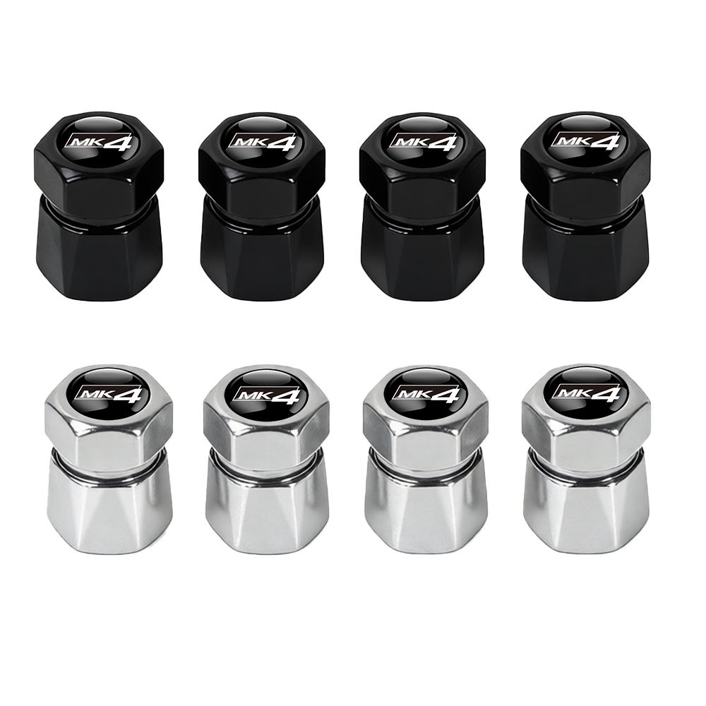 W1523D Metal Car Wheel Tire Valve Stem Caps Exterior Accessories For Volkswagen VW R Polo Passat Rline Golf 4 5 6 Tiguan Jetta GTI