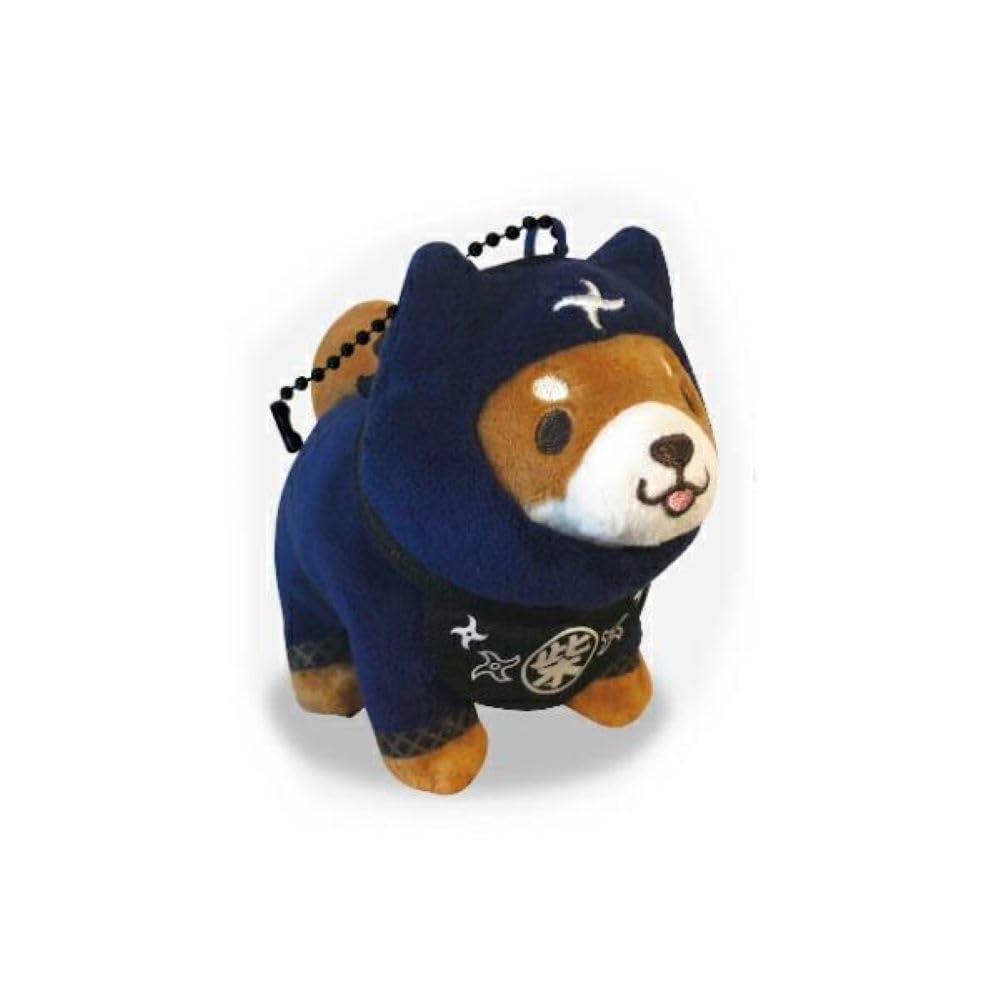 Японская плюшевая игрушка Mochishiba Okaka Ninja от SK с шариковой цепочкой 16891