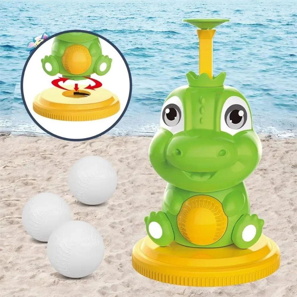 1 набор с 3 мячами для детей, тренировочный бейсбольный мяч с изображением динозавра, тренировочные игрушки для детей