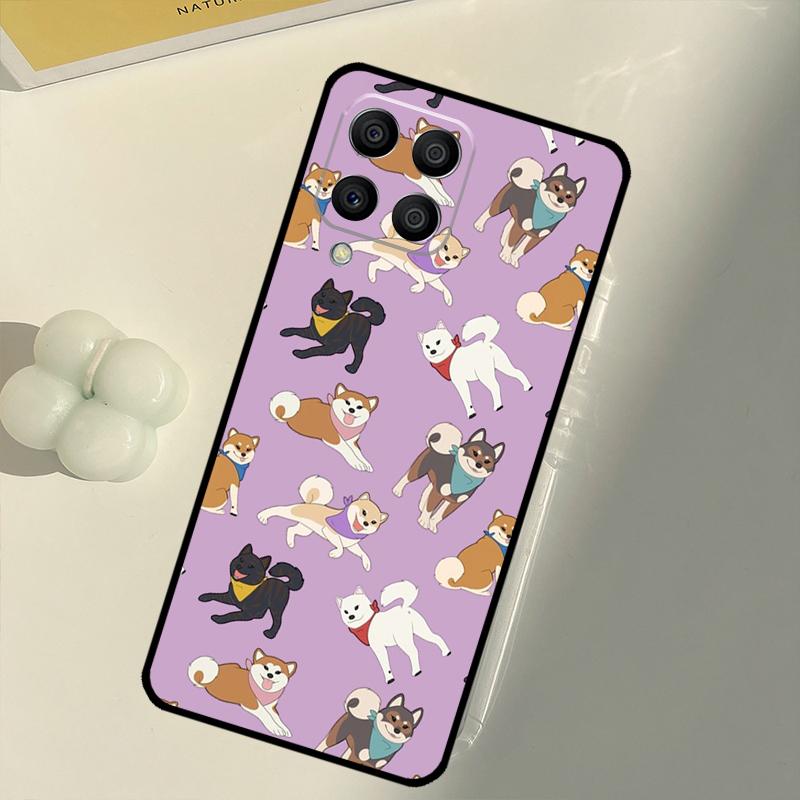 Мультяшная собака Акита Для Samsung Galaxy M16 M06 M12 M55 M15 M35 M14 M34 M54 M11 M21 M31 M13 M33 M53 M32 M52 Чехол