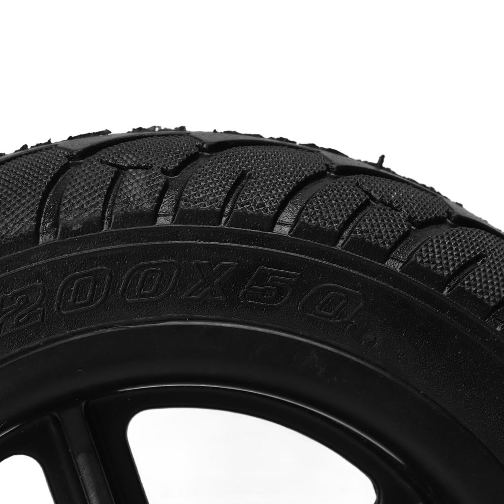 Шина для электросамоката 8 дюймов, противоскользящая, амортизирующая, взрывозащищенная, цельная, шина переднего колеса самоката с колесным хабом