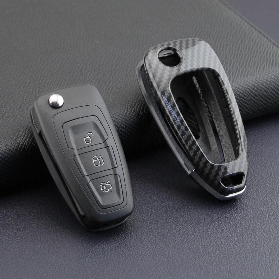Ford Focus Carbon Fiber Key Shell Protective Cover 2013-2019