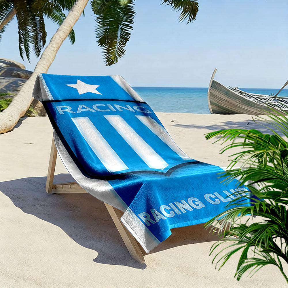 Racing Club Logo Beach Towel Beach Towel Quick-drying for Travel Outdoor Sports Jogging Beach and Swimming
