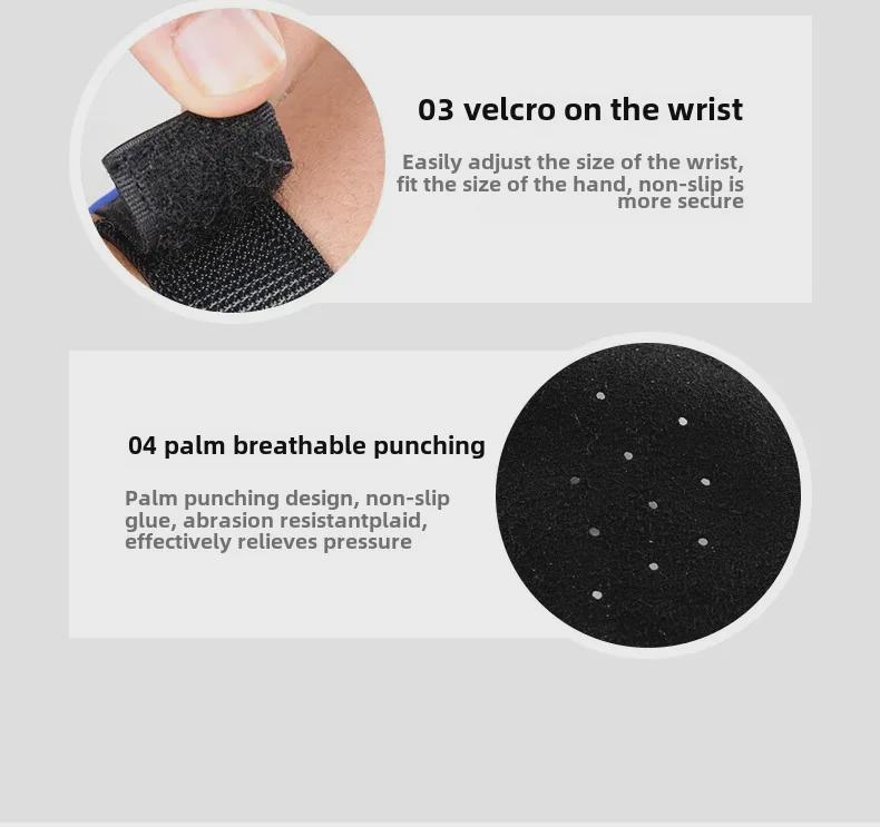 Перчатки для йоги Vilico Lulu Summer Fitness Half-Finger: Нескользящий, износостойкий, против мозолей