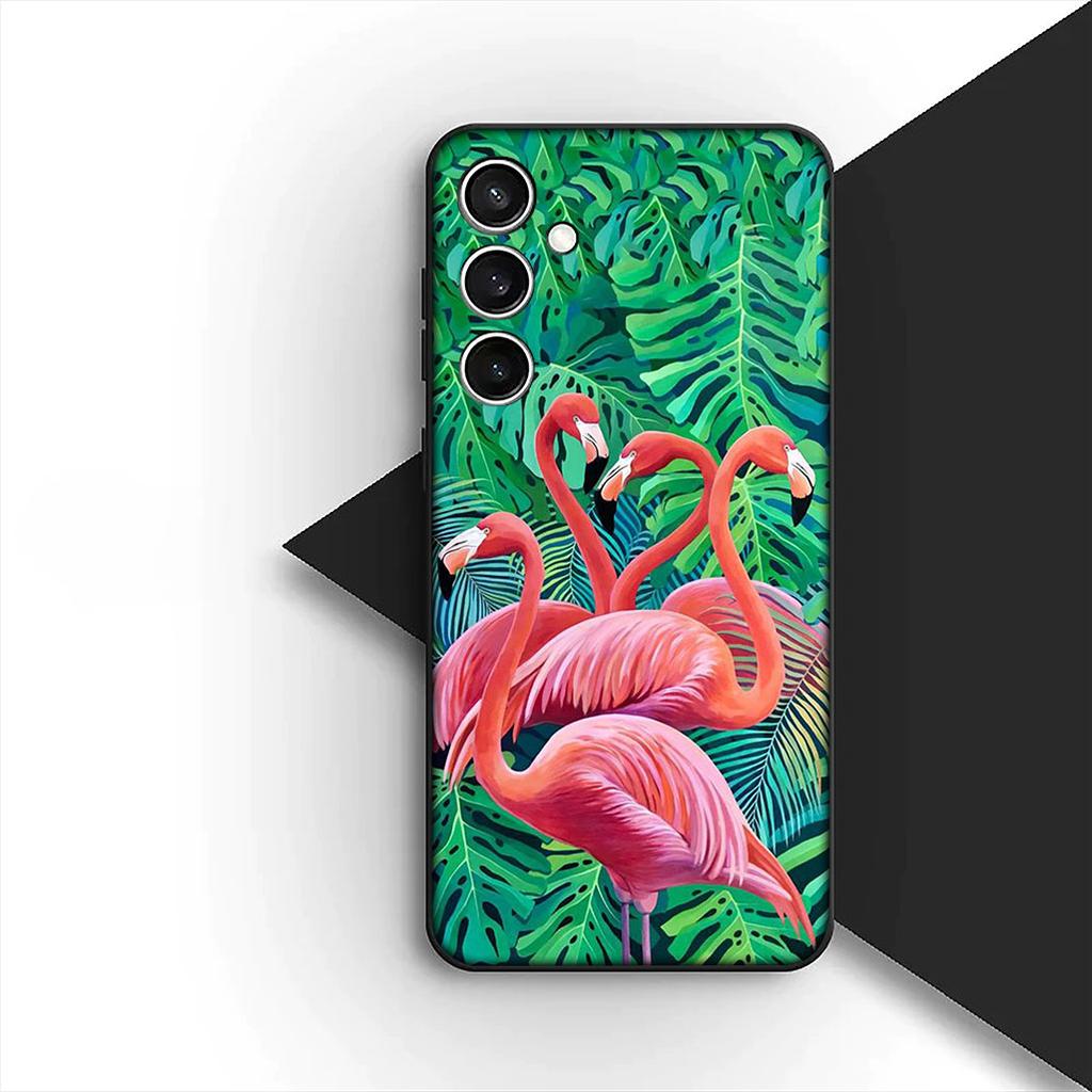 Casing for Samsung Galaxy A35 A36 A55 A26 A05 A06 A14 A50 A51 A53 A54 A12 A13 A23 Phone Cover Protective Case Flamingo