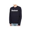 Barbour Свитшот с принтом в виде букв, с круглым вырезом, с длинным рукавом, мужской, темно-синий, MOL0419NY91