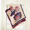 Winter New Lotus Scarf Women's Double-sided Jacquard Shawl Warm and Thickened Outer Cover Photo Wear Scarf