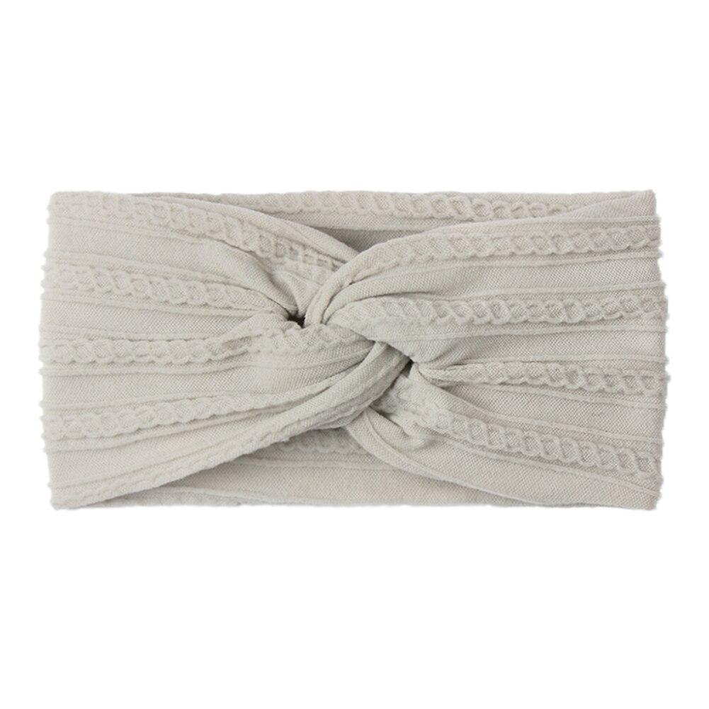 Повязка на голову с бантом для маленьких девочек, аксессуары для волос, эластичная повязка на голову с бантиком и заячьими ушками для малышей, повязка на голову с узлом, обертывания на голову