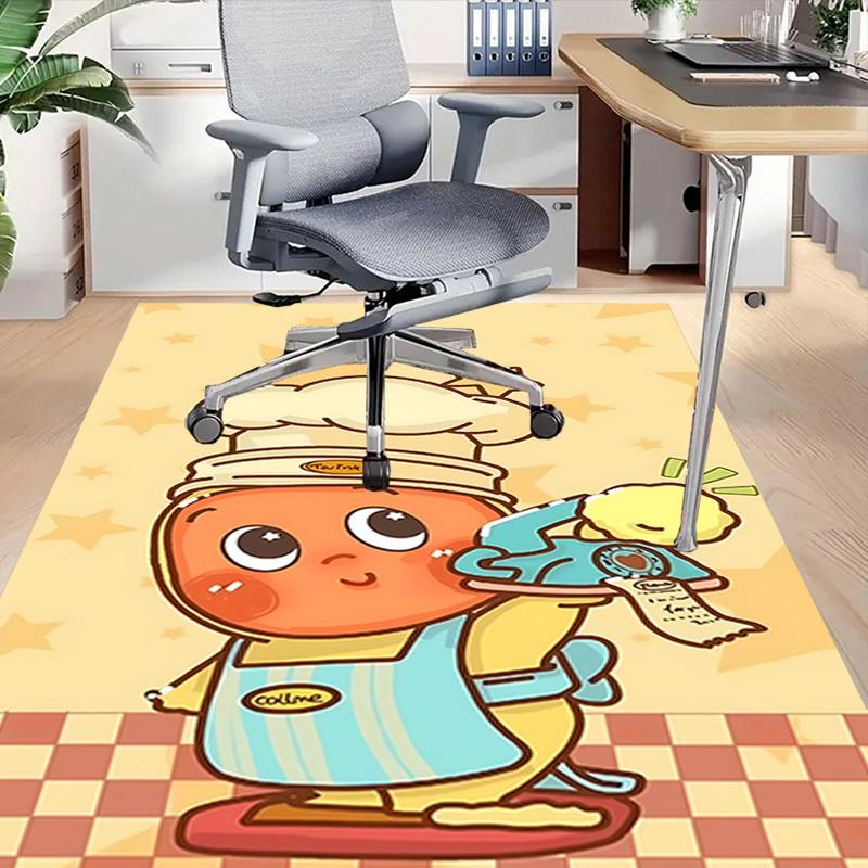 1pc Chef Star Carpet Office Rug Outdoor Mat Home Decor Area Carpet Festival Gift Office desk chair carpet