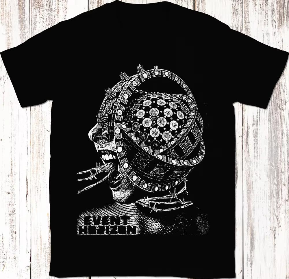 Event Horizon 1997 Футболка Научно-фантастический Фильм Ужасов Кино Футболка С коротким рукавом Одежда Рубашка с коротким рукавом Унисекс Женщины Все сезоны