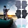Open/Half Fingers Nylon Anti-Slip Fishing Gloves Cycling Gloves Fishing Accessories Sport