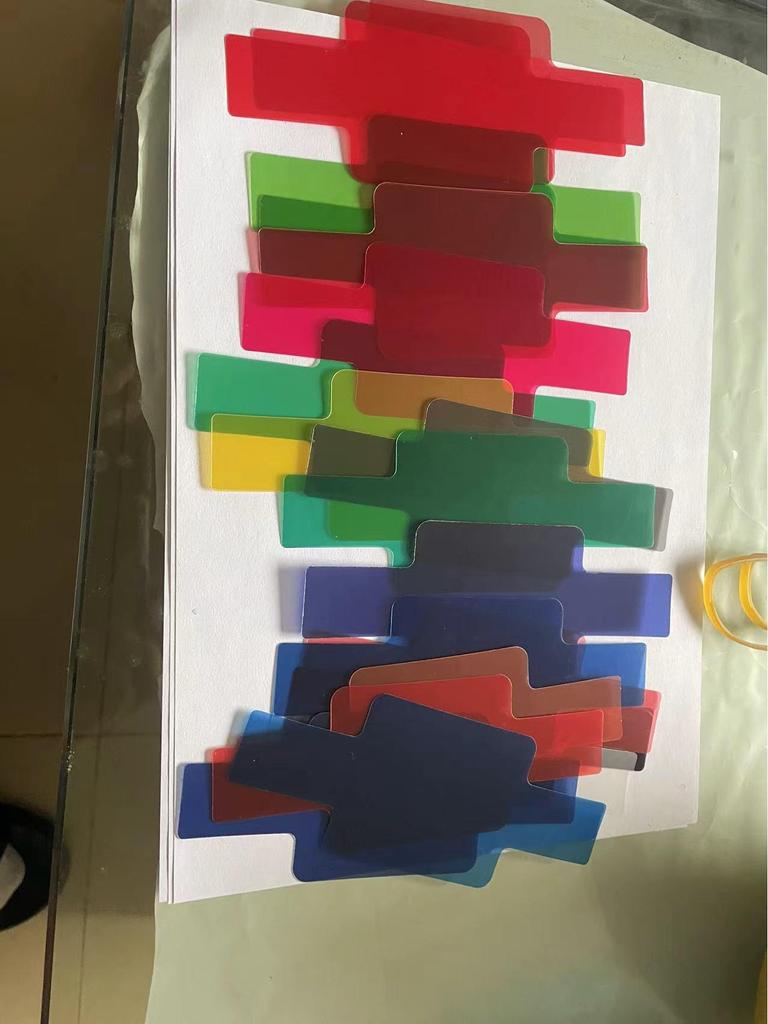 Комплект из 20-цветной вспышки и фильтров для камеры: 12-цветные фильтры 30 см и 8-цветные температурные фильтры