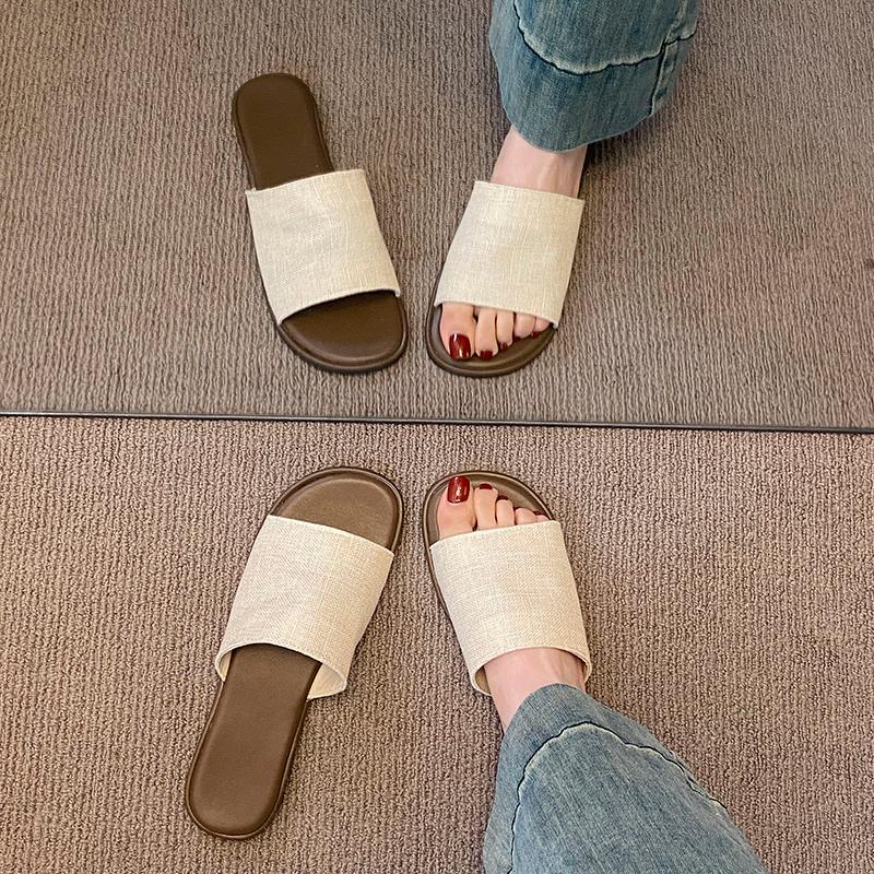 Модные резиновые шлепанцы, тапочки, женская летняя обувь, сланцы, женские пляжные пантофли, слайды, гавайские сабо, мягкие, 2025, плоские, повседневные, для отдыха