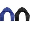 2pcs Pet Cat Muzzle Cover Eyes Mouth Breathable Nylon Cloth Washing Cleaning Supplies(Blue Black M)
