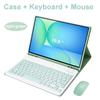 Чехол для Samsung Tab S10 FE 10,9 дюйма, Чехол-клавиатура Bluetooth для Galaxy Tab S10 FE 10,9 SM-X520/X526/X526B