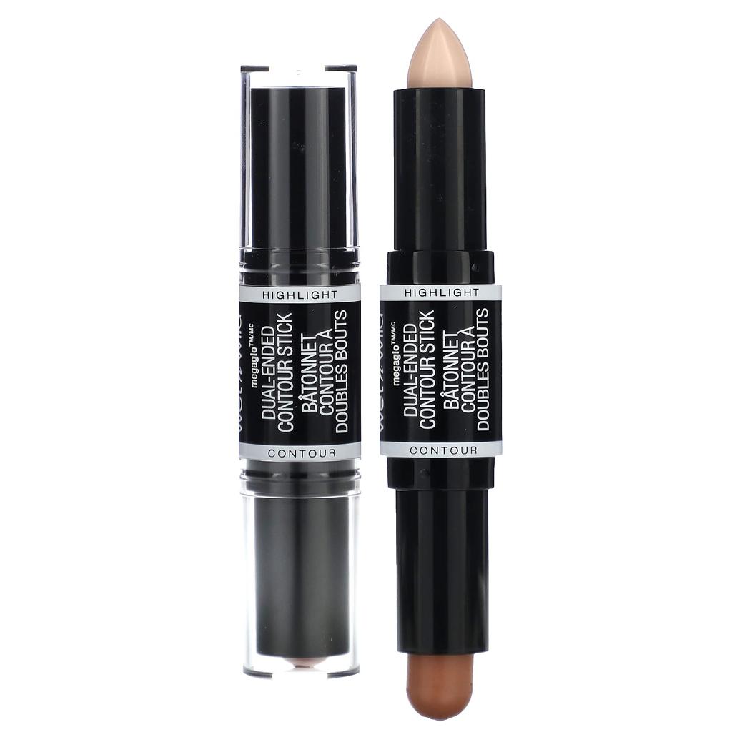 Wet N Wild MegaGlo, Dual Contour Stick, Light/medium, 8g (0.28oz)