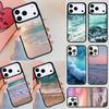 Летний пляж Океанские волны Чехол для телефона Для iPhone 17 Air 14 15 13 12 Max Чехол Для Apple 16e 11 Pro Max Plus Coque
