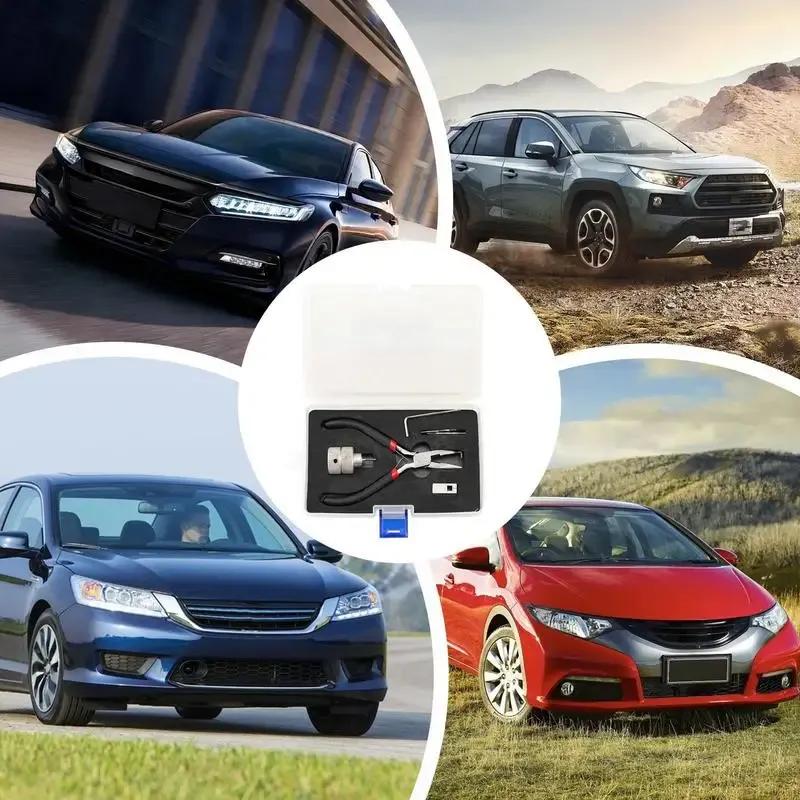 Для Honda Замок зажигания автомобиля Съемник штифтов Инструмент для ремонта Комплект Съемник штифтов Коробка Инструмент для снятия штифтов замка зажигания Комплект для ремонта