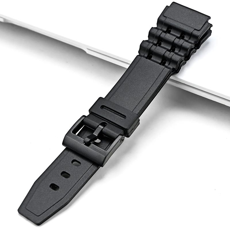 20 мм универсальный ремешок из смолы для Casio W-87H W-88HD W-727H W-728H нержавеющая сталь пряжка водонепроницаемый мужской TPU сменный ремешок браслет аксессуары для часов