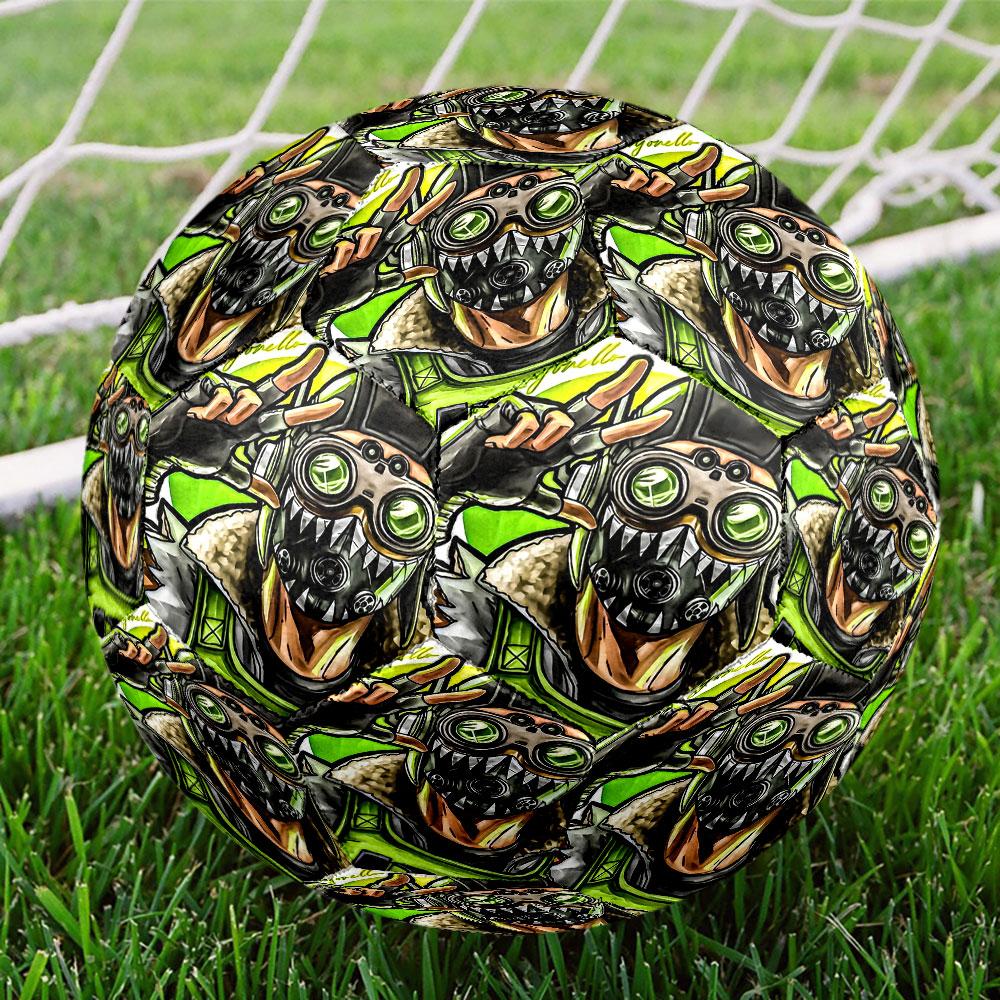 Apex Legends Print Size 5 Soccer Ball, Standard Match Football for Sports Game and Team Practice, Ideal Gift for Soccer Fans